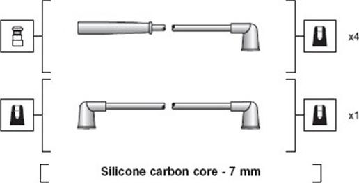 Magneti Marelli 941318111179 - Комплект проводів запалювання avtolavka.club
