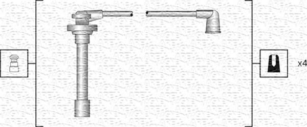 Magneti Marelli 941318111172 - Комплект проводів запалювання avtolavka.club