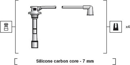 Magneti Marelli 941318111177 - Комплект проводів запалювання avtolavka.club