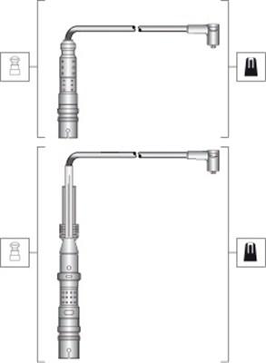 Magneti Marelli 941318111297 - Комплект проводів запалювання avtolavka.club