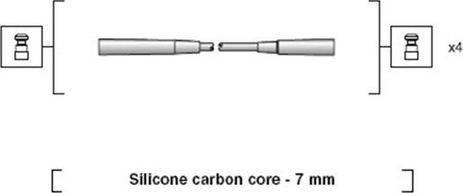 Magneti Marelli 941318111216 - Комплект проводів запалювання avtolavka.club