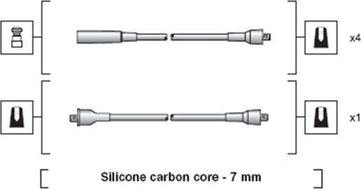 Magneti Marelli 941318111231 - Комплект проводів запалювання avtolavka.club