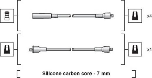 Magneti Marelli 941318111232 - Комплект проводів запалювання avtolavka.club