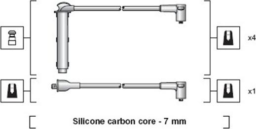 Magneti Marelli 941318111228 - Комплект проводів запалювання avtolavka.club
