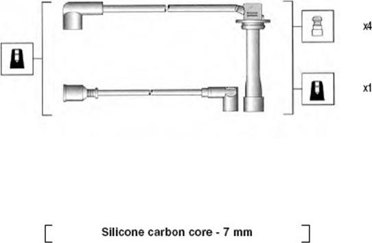 Magneti Marelli 941325010895 - Комплект проводів запалювання avtolavka.club