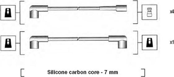 Magneti Marelli 941295090857 - Комплект проводів запалювання avtolavka.club