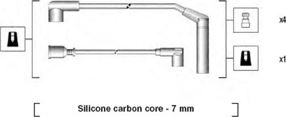 Magneti Marelli 941295040876 - Комплект проводів запалювання avtolavka.club