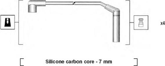 Magneti Marelli 941295010873 - Комплект проводів запалювання avtolavka.club
