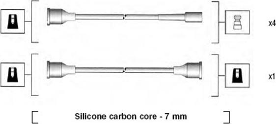 Magneti Marelli 941285030841 - Комплект проводів запалювання avtolavka.club