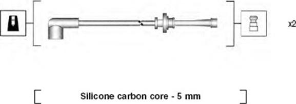 Magneti Marelli 941285020865 - Комплект проводів запалювання avtolavka.club