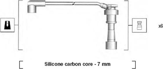 Magneti Marelli 941285150872 - Комплект проводів запалювання avtolavka.club