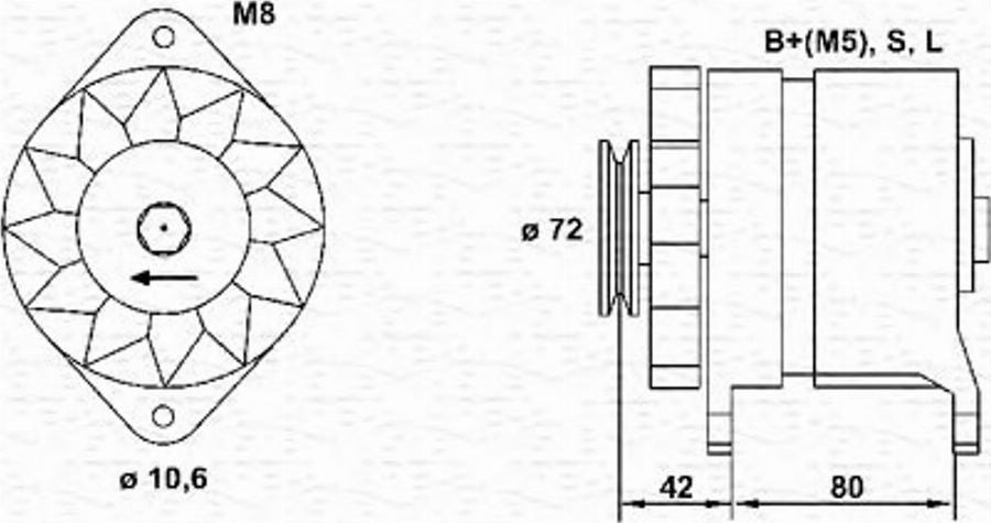 Magneti Marelli 943356937010 - Генератор avtolavka.club