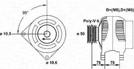 Magneti Marelli 943356551010 - Генератор avtolavka.club