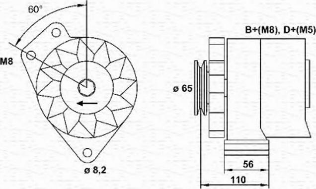 Magneti Marelli 943356818010 - Генератор avtolavka.club