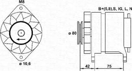 Magneti Marelli 943311230010 - Генератор avtolavka.club