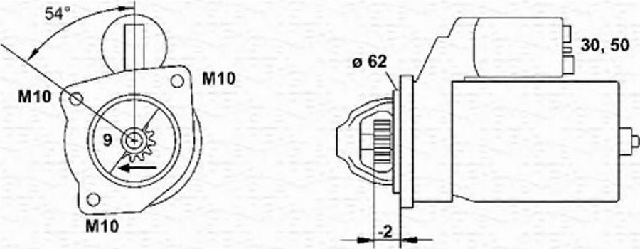 Magneti Marelli 943251488010 - Стартер avtolavka.club