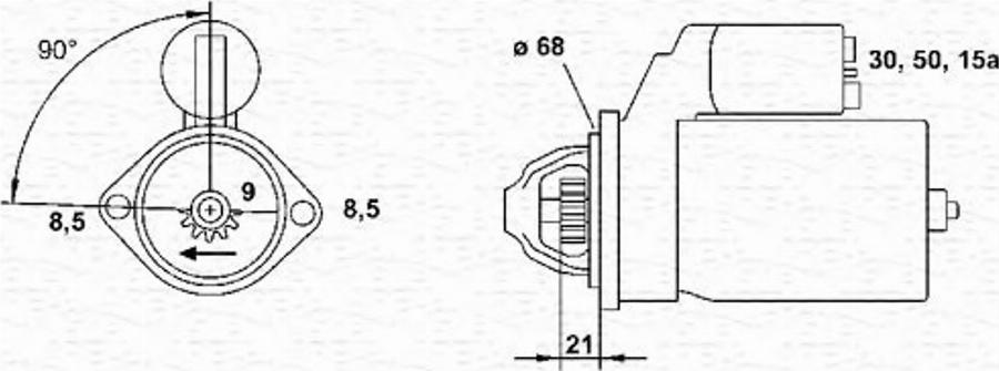 Magneti Marelli 943251439010 - Стартер avtolavka.club