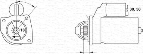 Magneti Marelli 943252290010 - Стартер avtolavka.club