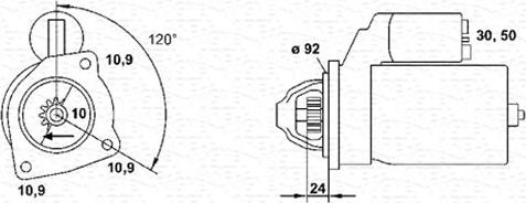 Magneti Marelli 943252240010 - Стартер avtolavka.club