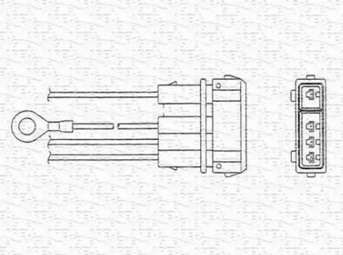 Magneti Marelli 460001850010 - Лямбда-зонд, датчик кисню avtolavka.club