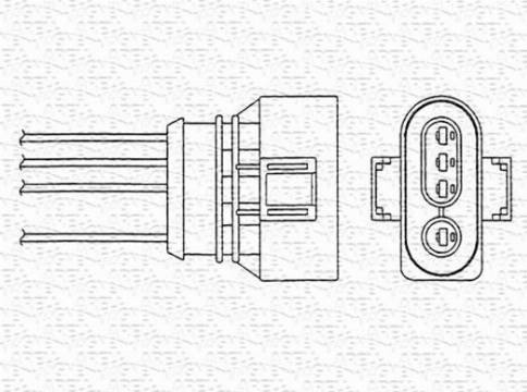 Magneti Marelli 460002139010 - Лямбда-зонд, датчик кисню avtolavka.club