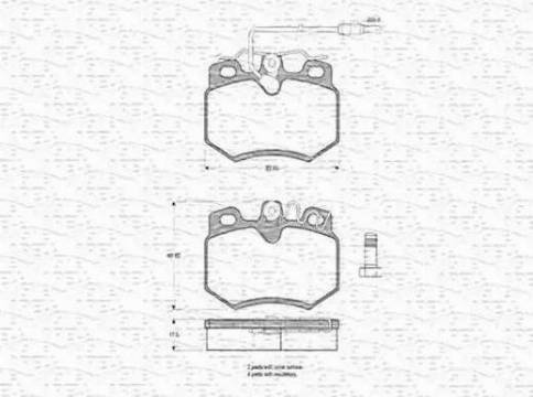 Magneti Marelli 430216170213 - Гальмівні колодки, дискові гальма avtolavka.club