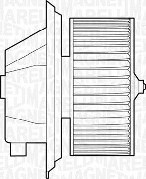 Magneti Marelli 069412513010 - Електродвигун, вентиляція салону avtolavka.club