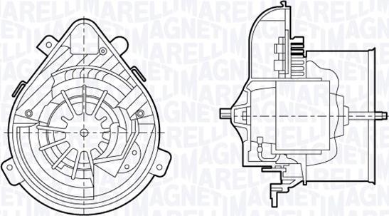 Magneti Marelli 069412694010 - Вентилятор салону avtolavka.club