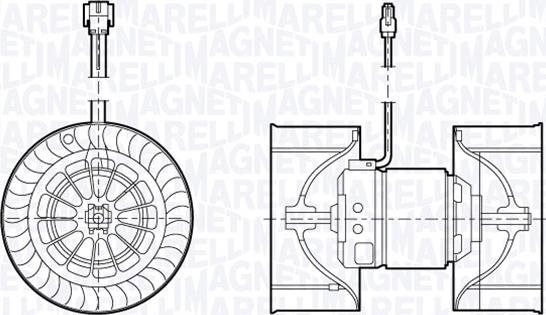 Magneti Marelli 069412691010 - Вентилятор салону avtolavka.club