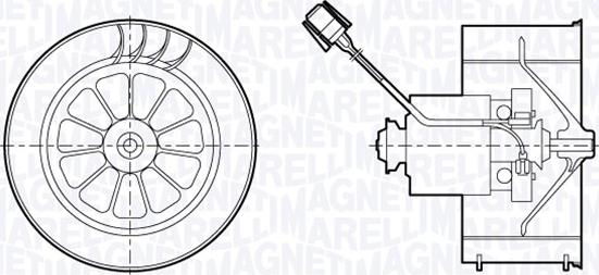 Magneti Marelli 069412678010 - Вентилятор салону avtolavka.club