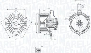 Magneti Marelli 069412352010 - Вентилятор салону avtolavka.club