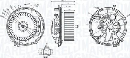 Magneti Marelli 069412245010 - Вентилятор салону avtolavka.club