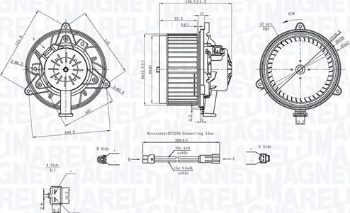 Magneti Marelli 069412742010 - Вентилятор салону avtolavka.club