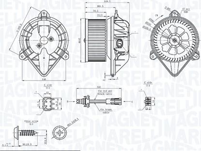 Magneti Marelli 069412753010 - Вентилятор салону avtolavka.club