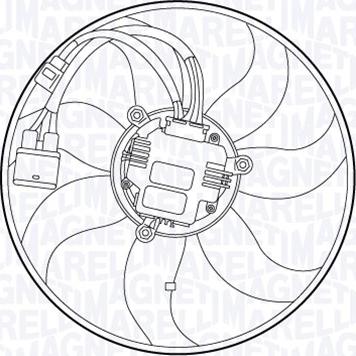 Magneti Marelli 069422555010 - Вентилятор, охолодження двигуна avtolavka.club