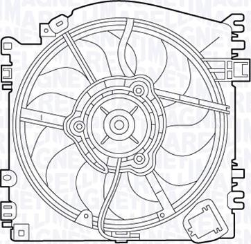 Magneti Marelli 069422537010 - Вентилятор, охолодження двигуна avtolavka.club