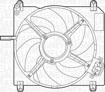 Magneti Marelli 069422029010 - Вентилятор, охолодження двигуна avtolavka.club