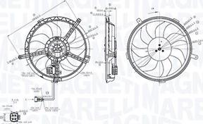 Magneti Marelli 069422850010 - Вентилятор, охолодження двигуна avtolavka.club