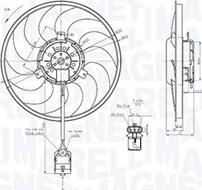 Magneti Marelli 069422860010 - Вентилятор, охолодження двигуна avtolavka.club