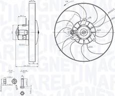 Magneti Marelli 069422868010 - Вентилятор, охолодження двигуна avtolavka.club