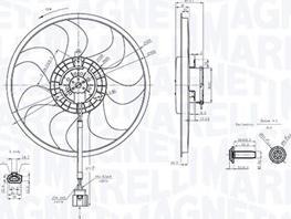 Magneti Marelli 069422889010 - Вентилятор, охолодження двигуна avtolavka.club