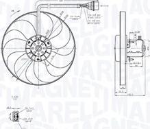 Magneti Marelli 069422877010 - Вентилятор, охолодження двигуна avtolavka.club