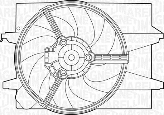 Magneti Marelli 069422395010 - Вентилятор, охолодження двигуна avtolavka.club