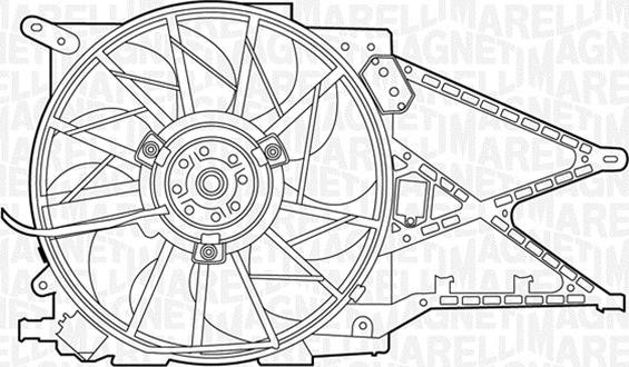 Magneti Marelli 069422343010 - Вентилятор, охолодження двигуна avtolavka.club