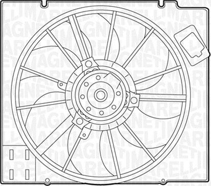 Magneti Marelli 069422351010 - Вентилятор, охолодження двигуна avtolavka.club