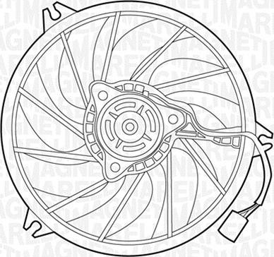 Magneti Marelli 069422303010 - Вентилятор, охолодження двигуна avtolavka.club