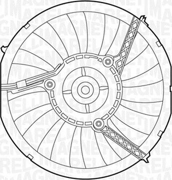 Magneti Marelli 069422265010 - Вентилятор, охолодження двигуна avtolavka.club