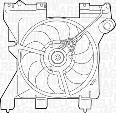 Magneti Marelli 069422287010 - Вентилятор, охолодження двигуна avtolavka.club