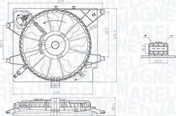 Magneti Marelli 069422789010 - Вентилятор, охолодження двигуна avtolavka.club