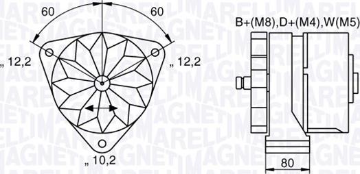 Magneti Marelli 063534699820 - Генератор avtolavka.club